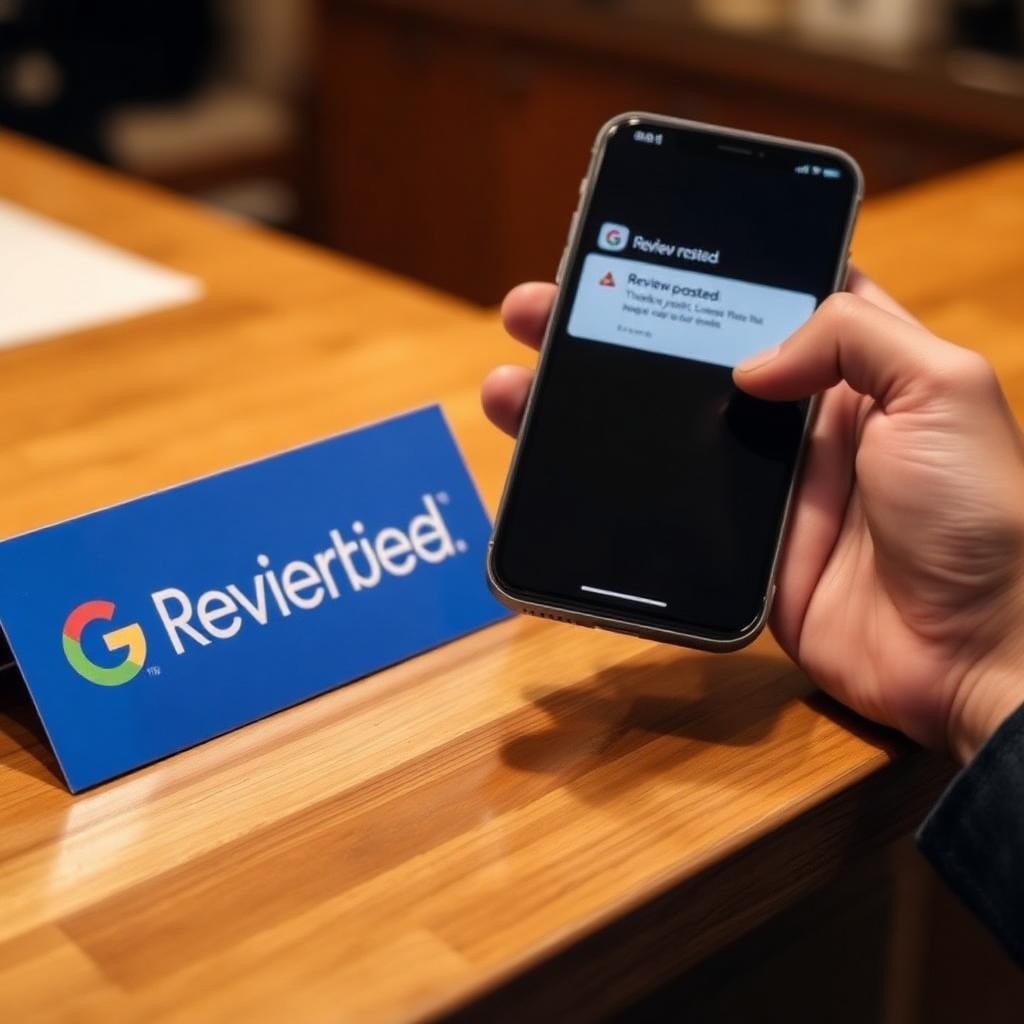 Avis Google posté en 3 secondes